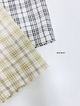 ［puipui］Brody check pants