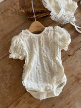 ［Anne shirley］Claudine rompers (bonnet set)