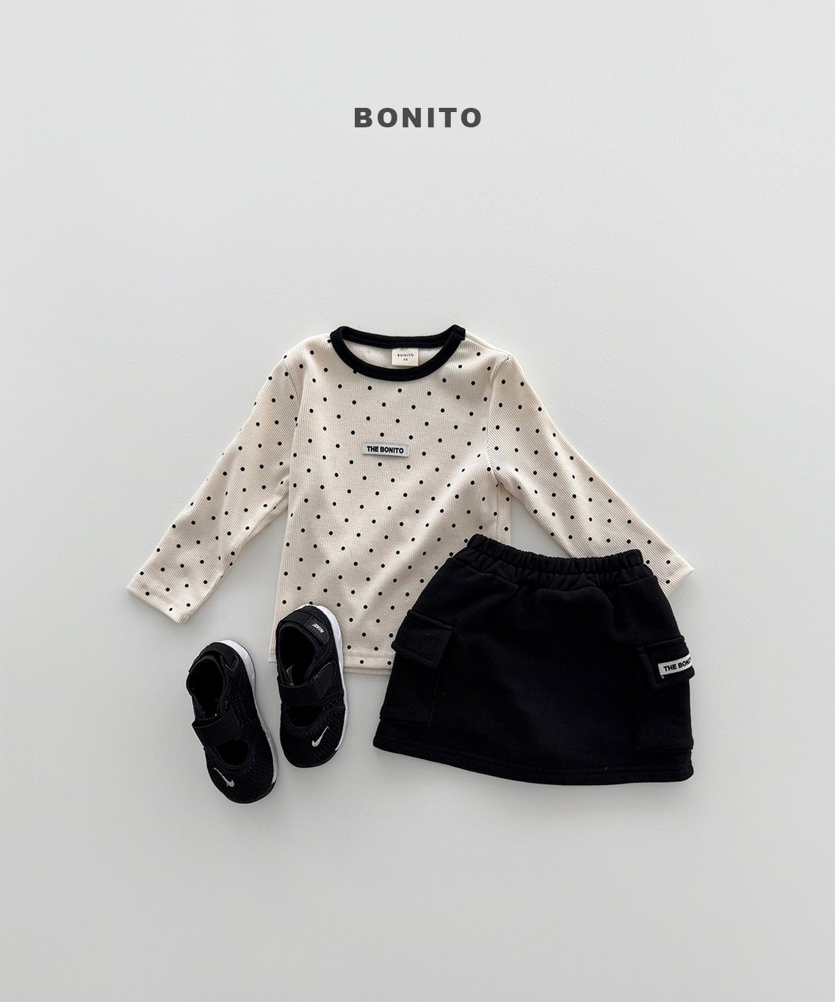 ［Bonito］Pattern rib tee