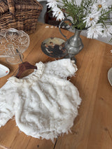 ［marron］Luna fur rompers