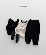 ［Bonito］Pattern rib tee