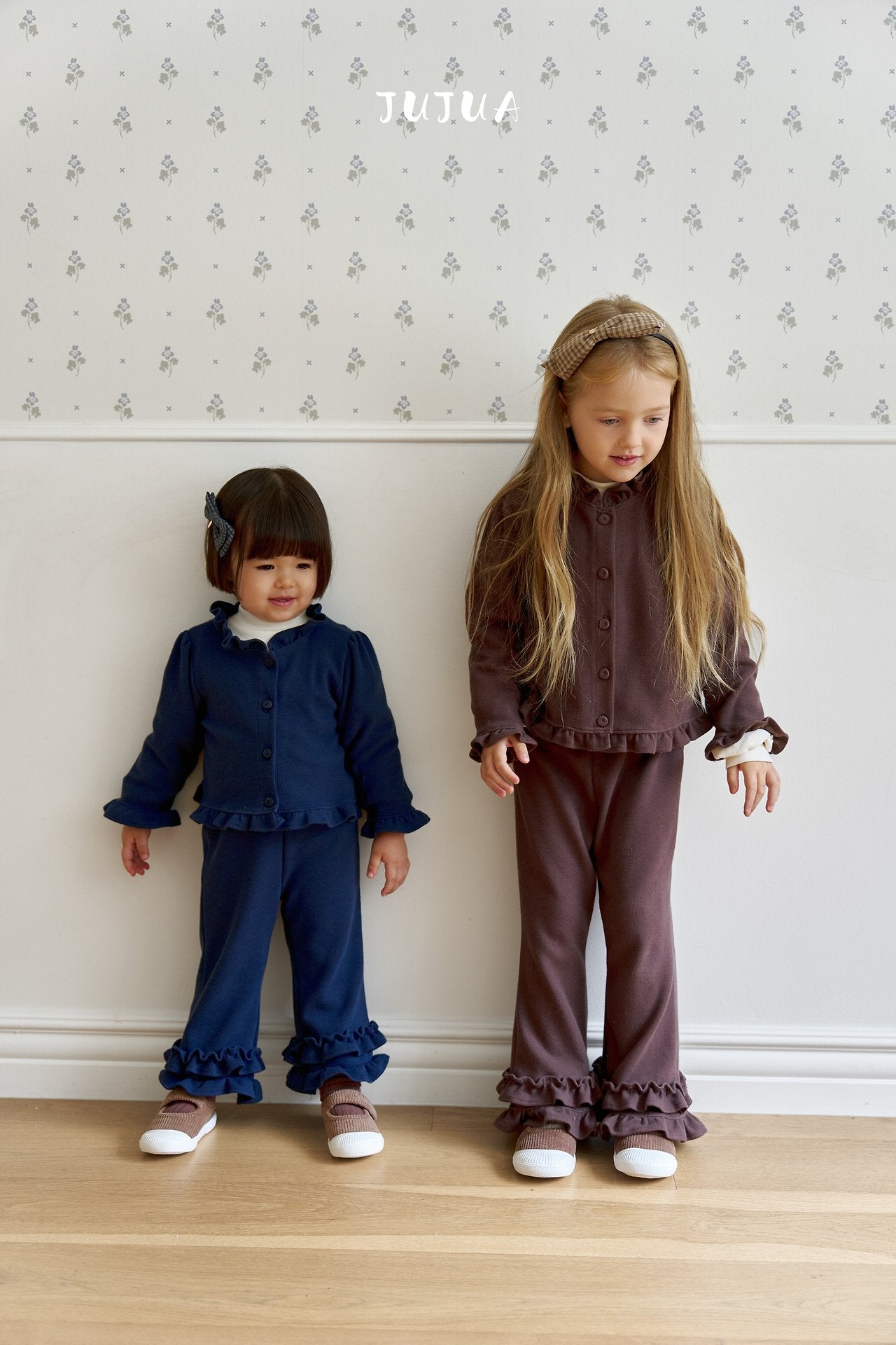 ［jujua］Knot frill pants
