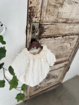 ［marron］Luna fur rompers