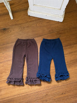 ［jujua］Knot frill pants