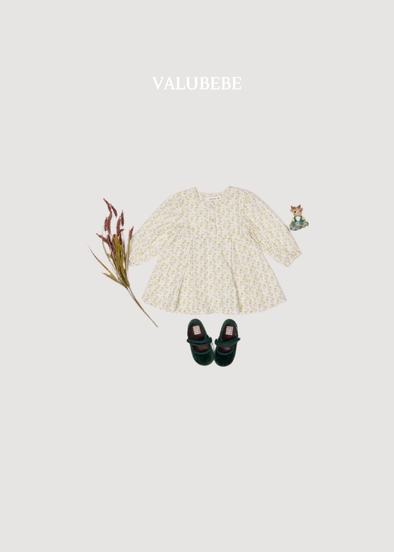 ［valubebe］Flower square one-piece