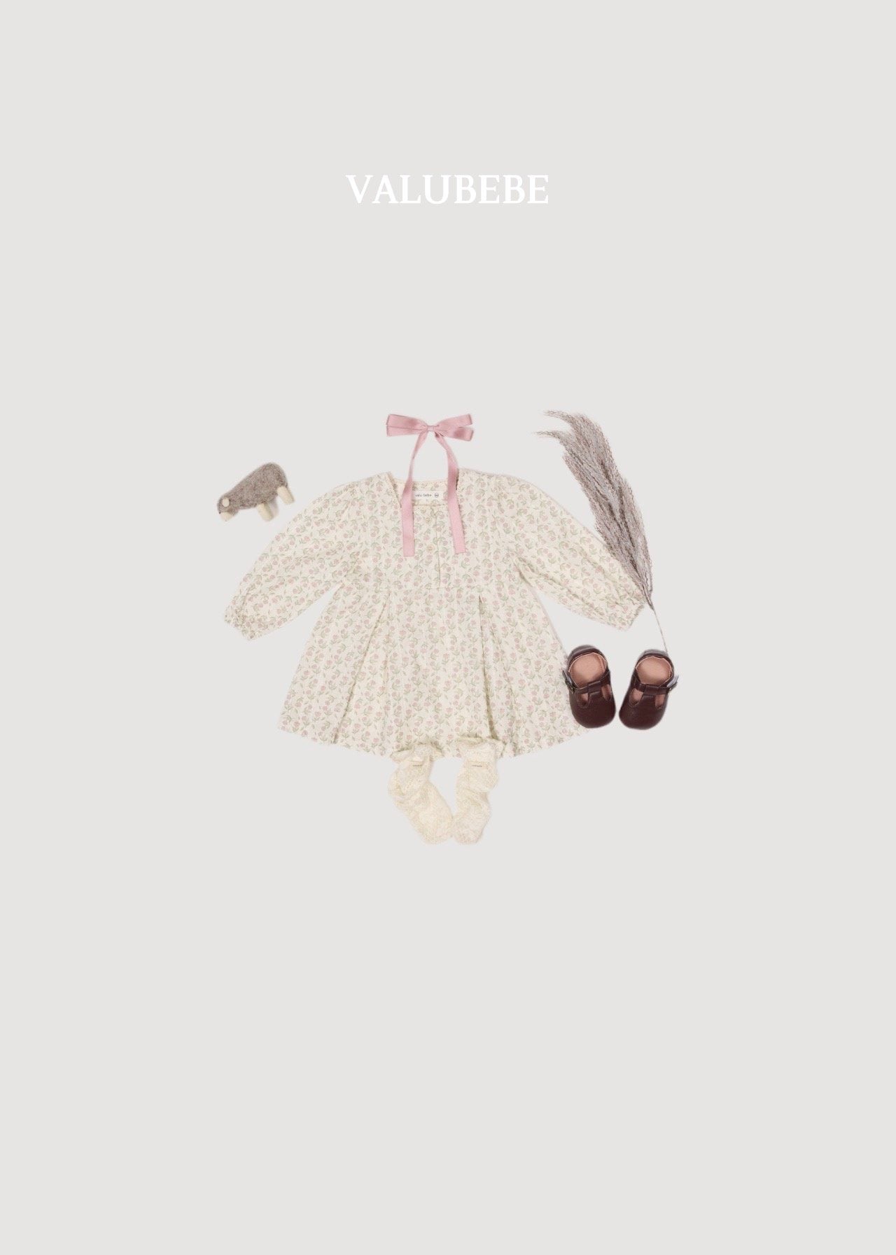 ［valubebe］Flower square one-piece