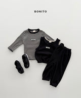 ［Bonito］Pattern rib tee