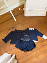 ［jujua］Knot frill jacket