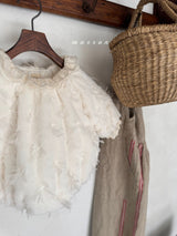 ［marron］Luna fur rompers