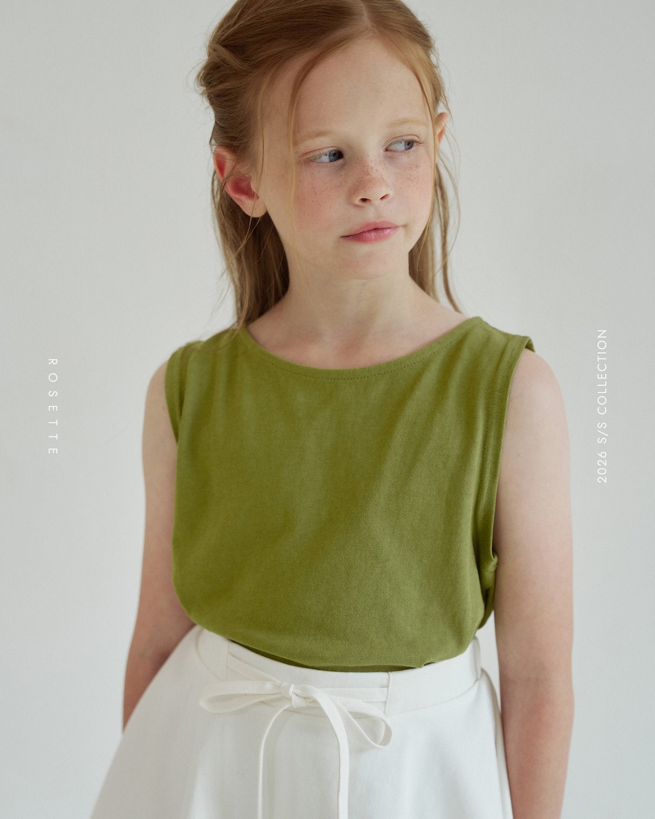 ［ROSETTE］Cony sleeveless tops