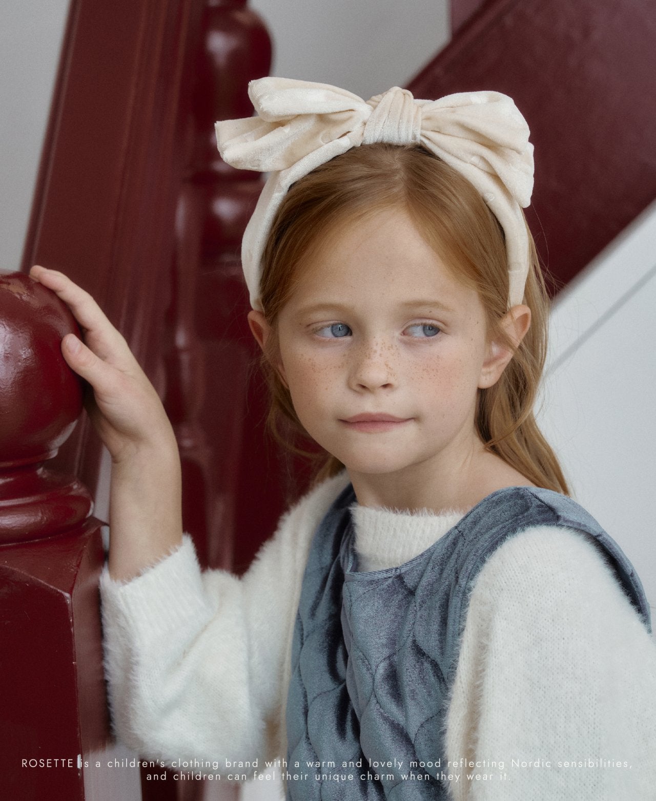 ［ROSETTE］Bunny round knit