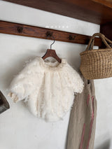 ［marron］Luna fur rompers