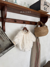 ［marron］Luna fur rompers