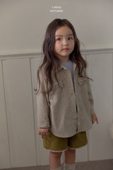 ［LINDO］Ribbon check shirt
