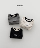 ［Bonito］Pattern rib tee