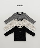 ［Bonito］Pattern rib tee