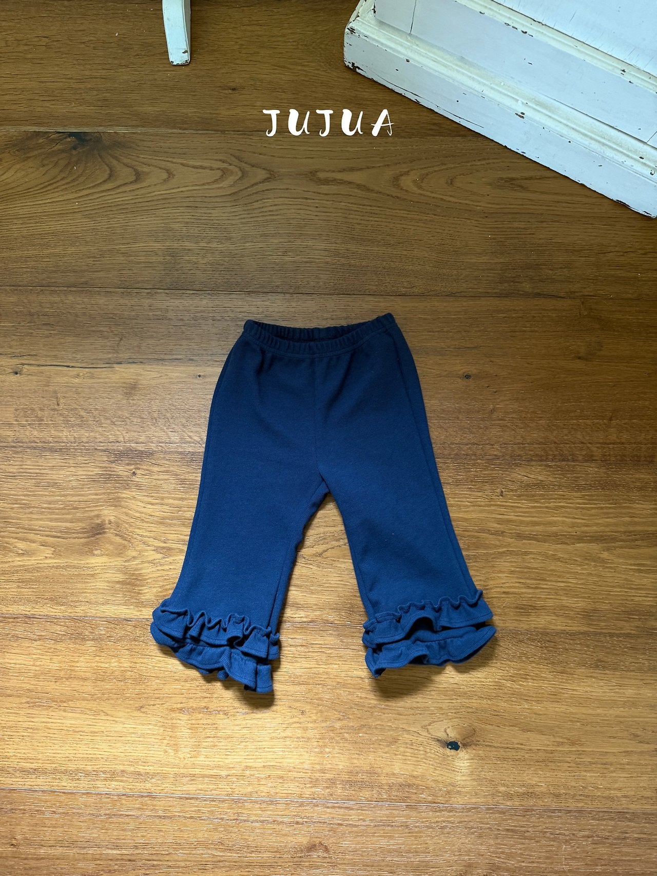 ［jujua］Knot frill pants