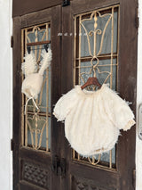 ［marron］Luna fur rompers