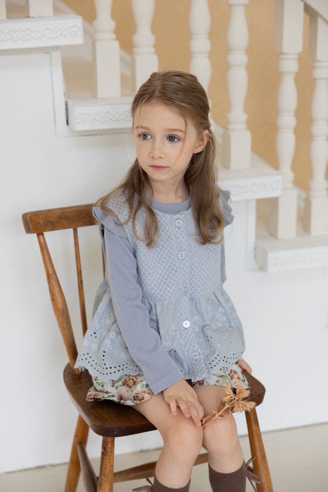 ［perrobebe］Heather wing tee
