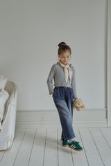 ［momo ann］Tuck denim pants