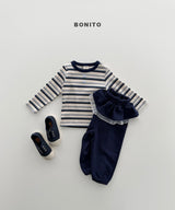 ［Bonito］Shasha frill jogger pants