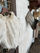 ［marron］Luna fur rompers