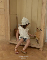 ［LINDO］Frill sleeveless tee