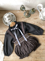 ［Mon petit bebe］Manou smoke rompers