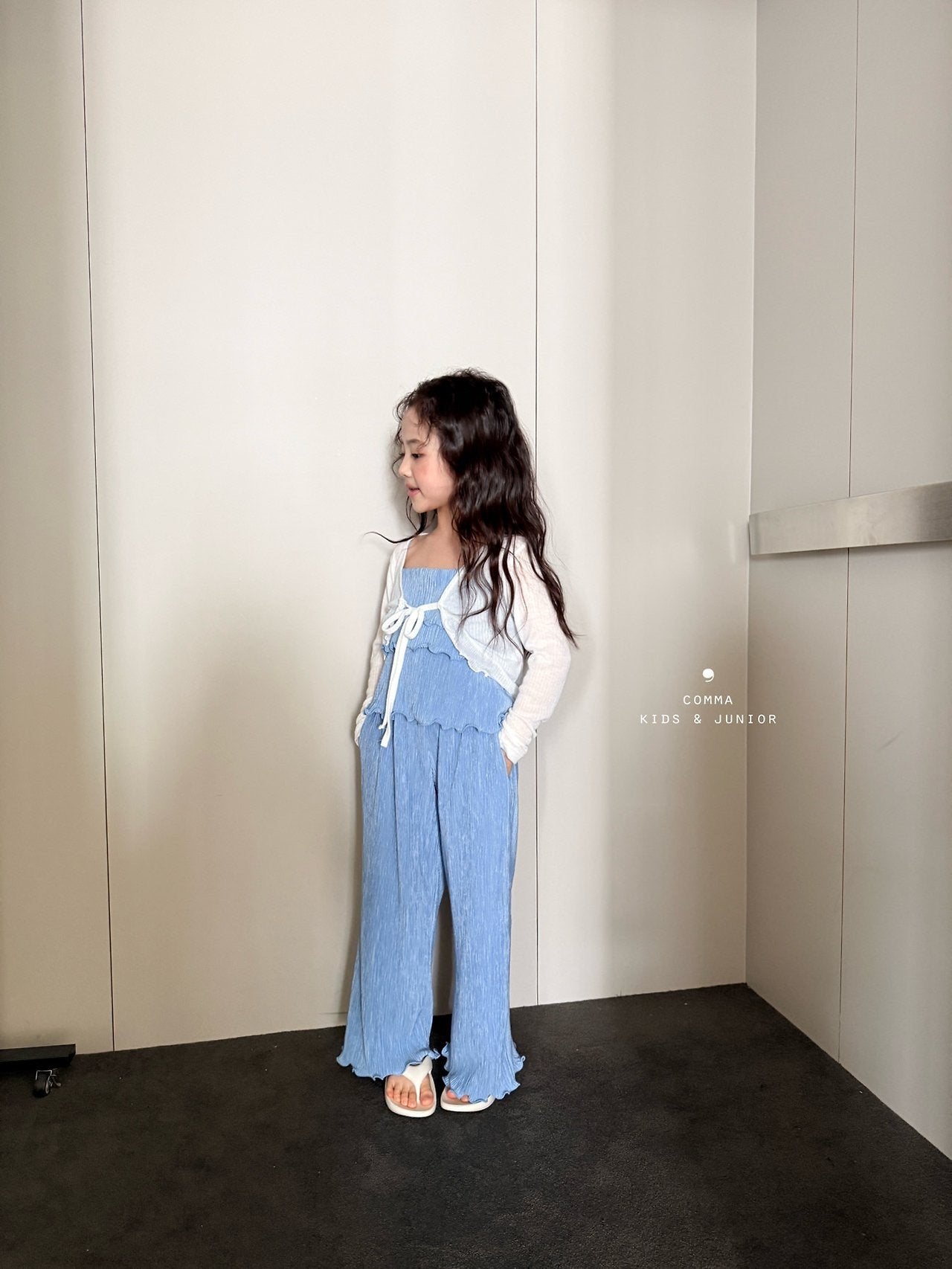 ［comma］Frill bolero cardigan
