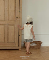 ［LINDO］Frill sleeveless tee