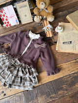 ［jujua］Knot frill jacket