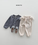 ［Bonito］Shasha frill jogger pants