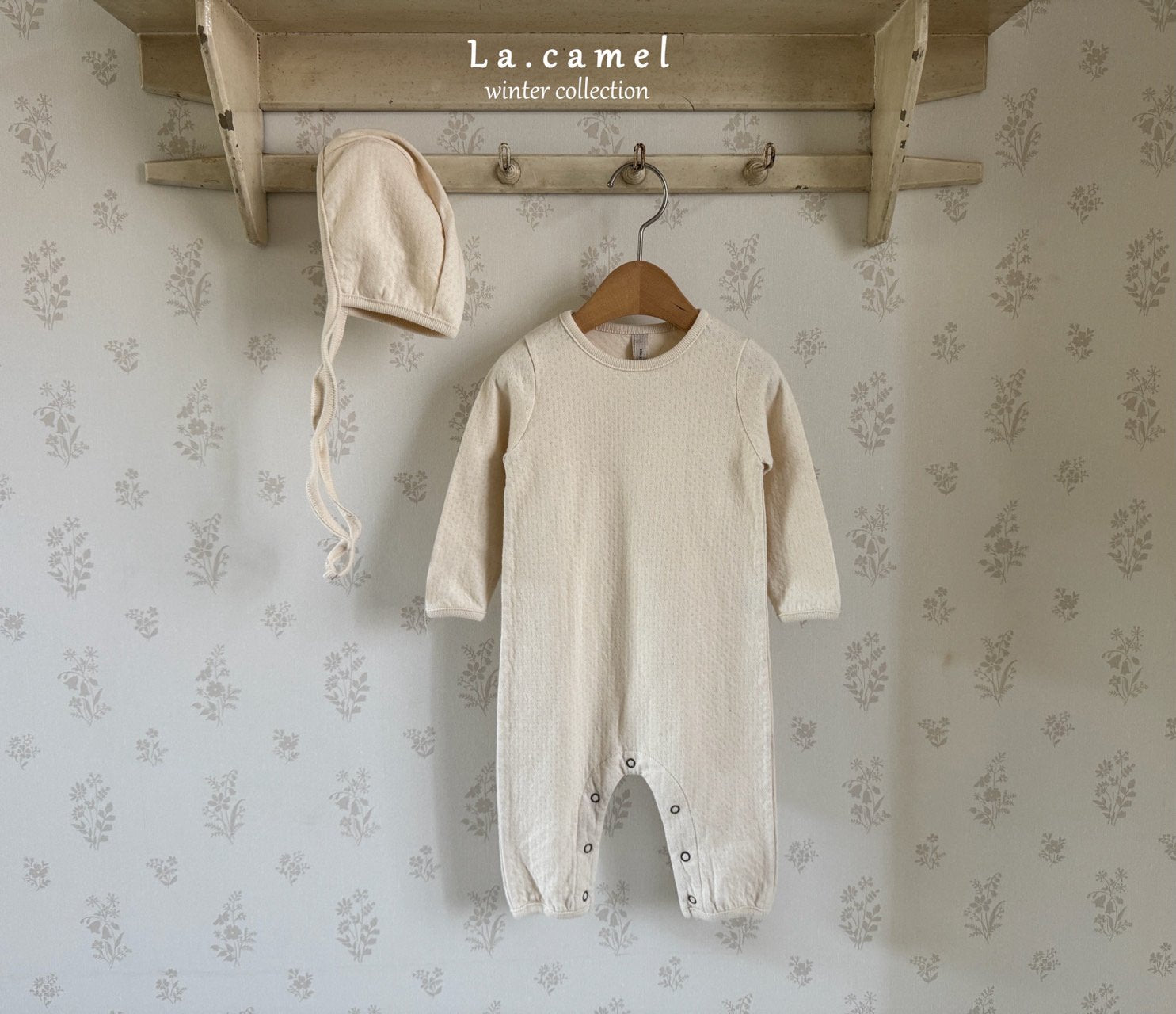 ［La.camel］Cottage eyelet suit