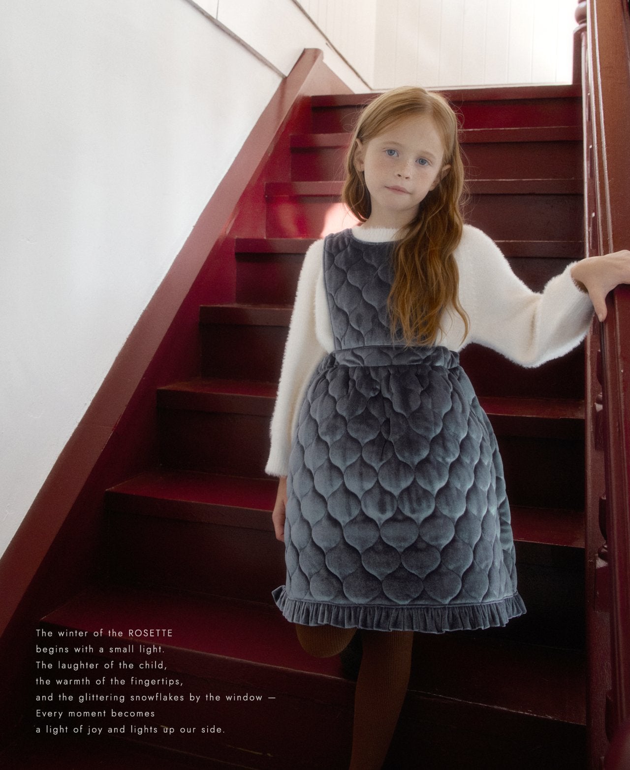 ［ROSETTE］Bunny round knit