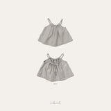 ［melmel］Cozy stripe camisole blouse