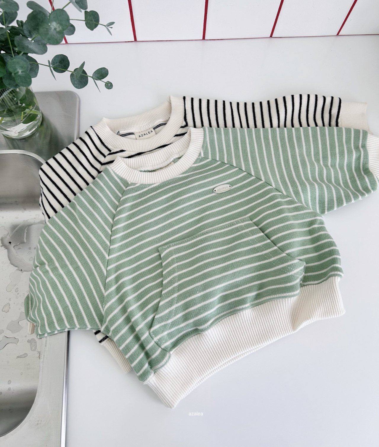 ［azalea］Jay stripe set up (baby)