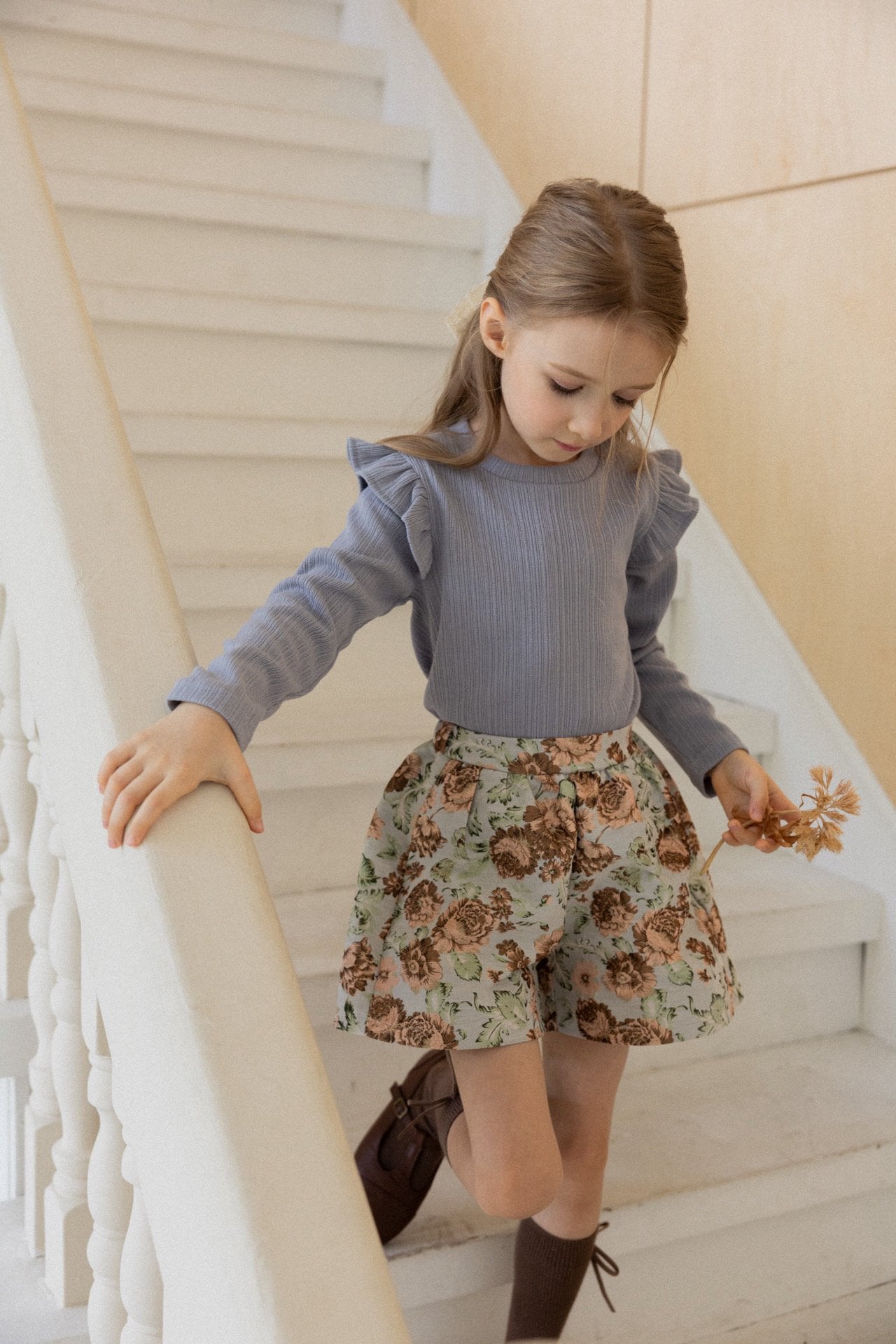［perrobebe］Heather wing tee