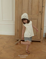 ［LINDO］Frill sleeveless tee