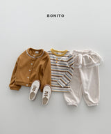 ［Bonito］Shasha frill jogger pants