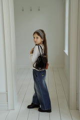 ［momo ann］Tuck denim pants
