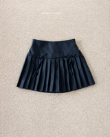 ［momo ann］Ribbon pleats skirt