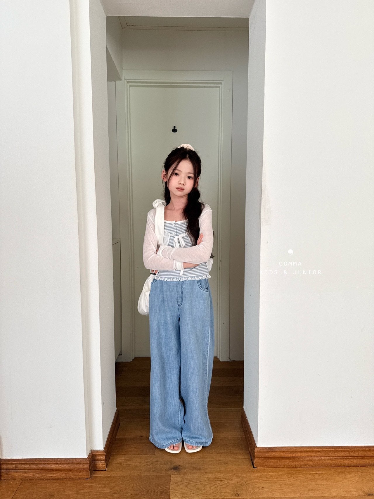 ［comma］Frill bolero cardigan