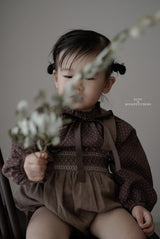 ［Mon petit bebe］Manou smoke rompers