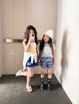 ［comma］Heart lace tee