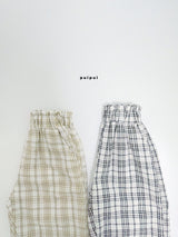［puipui］Brody check pants