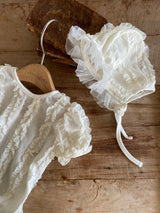 ［Anne shirley］Claudine rompers (bonnet set)
