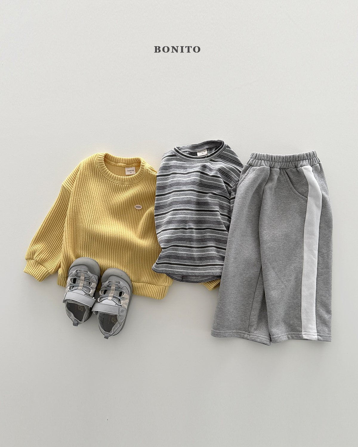 ［Bonito］Pop knit mtm