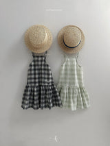 ［atomeme］Verbena check one-piece