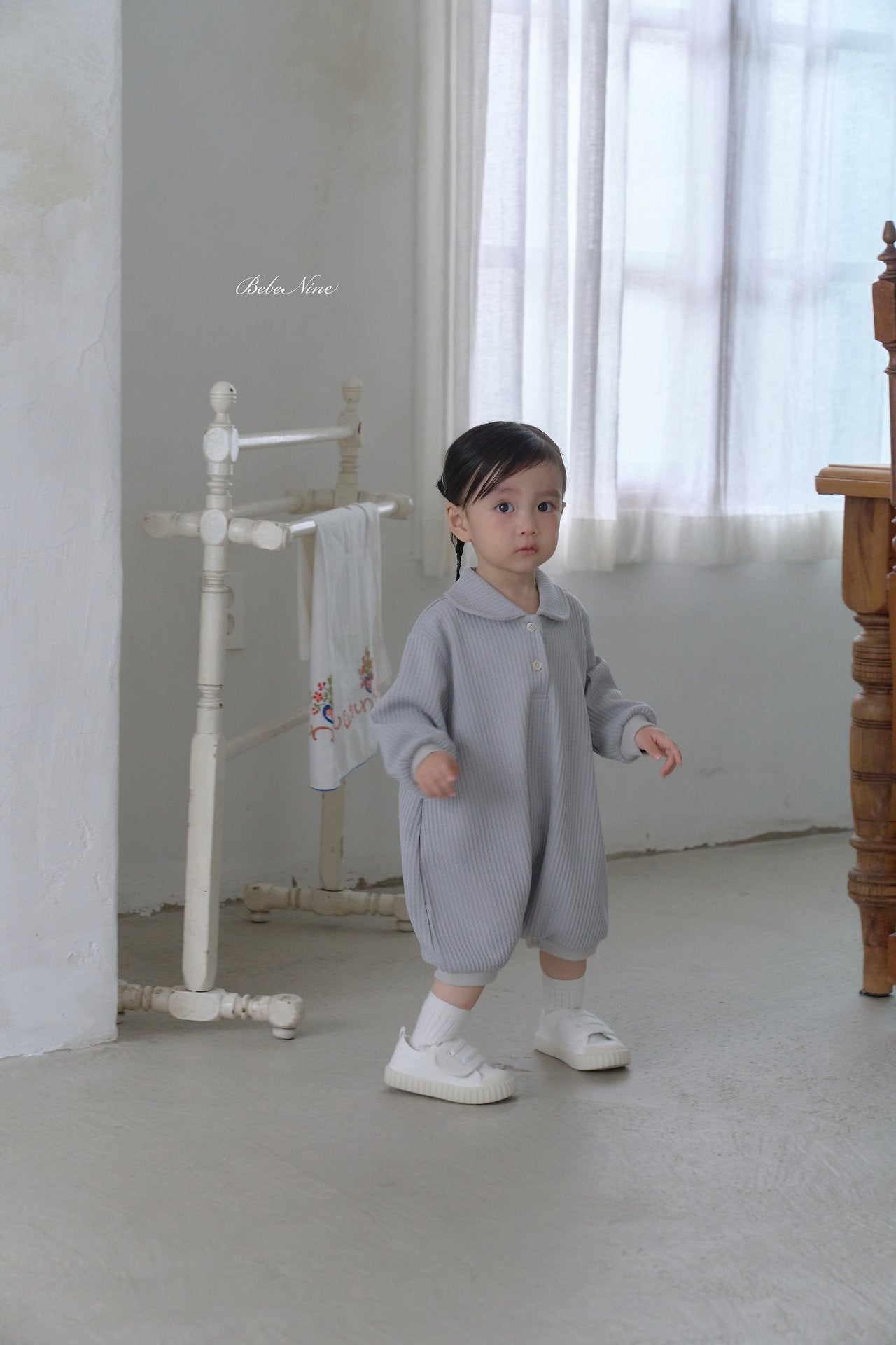 ［bebenine］Monaka Collar Suit