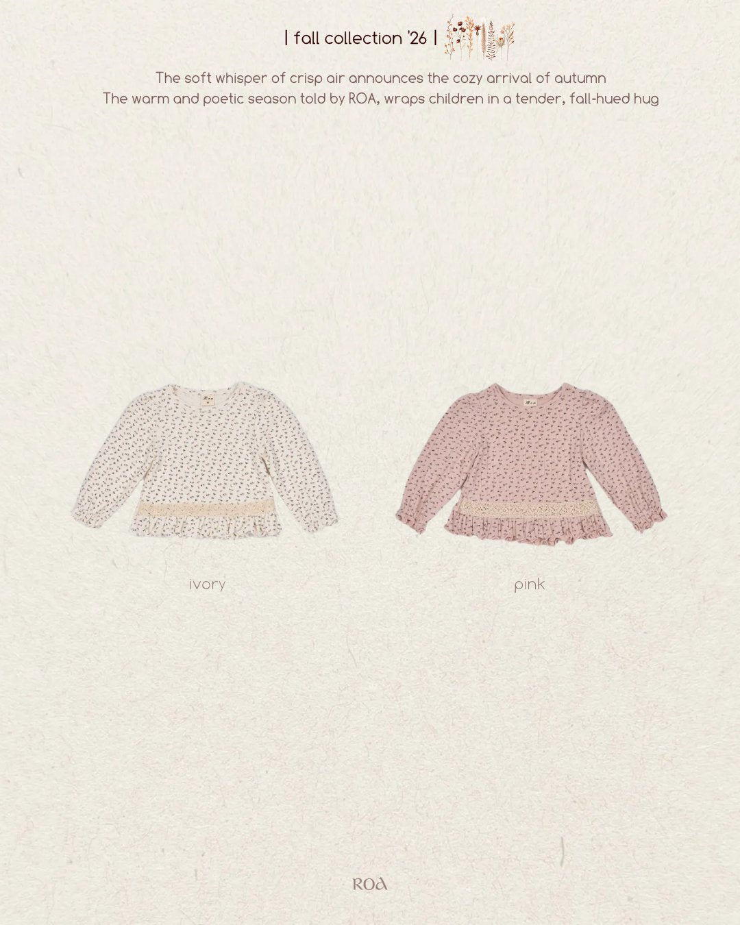 ［ROA］Frill Sweatshirt